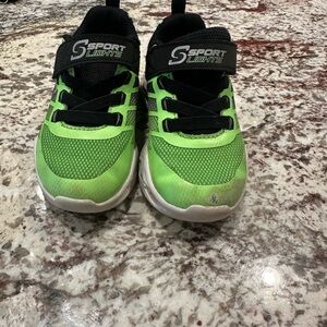 Kids Lime Green Sneakers